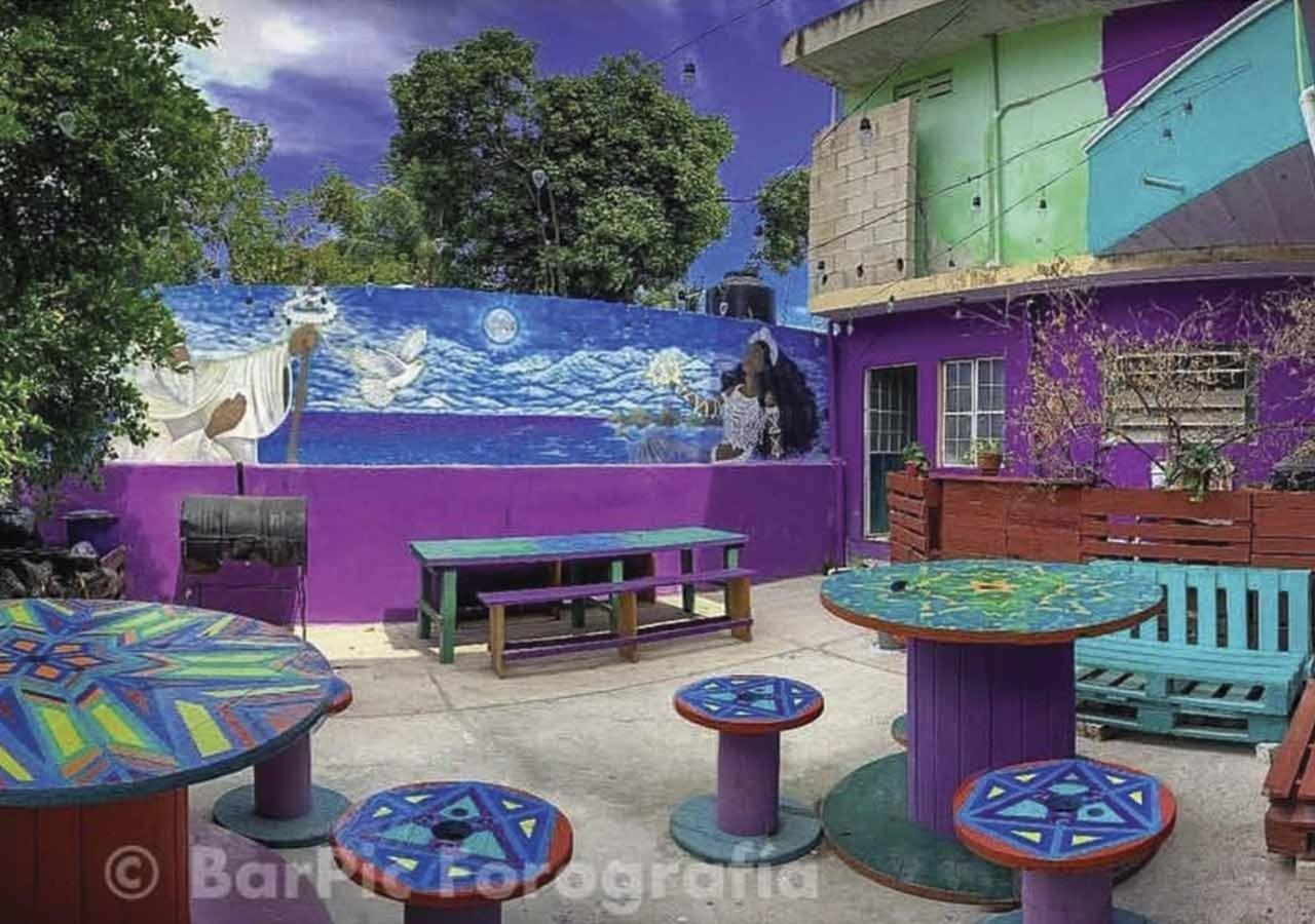 Mandala Hostel Tulum Bagian luar foto